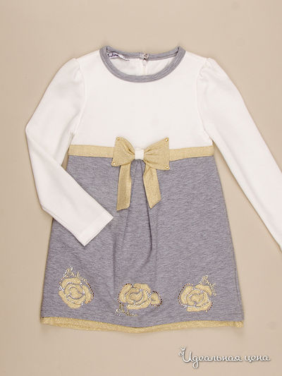 Платье Bulicca, цвет белый, серый