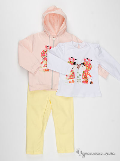 Комплект Akkon, цвет розовый, молочный, желтый