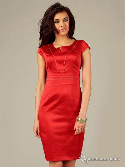 Платье Vera Fashion, цвет красный