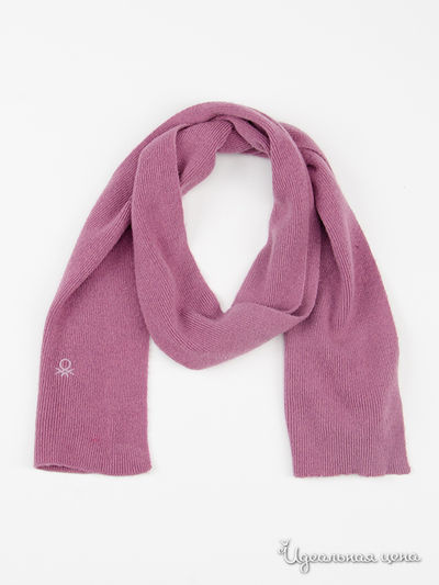 Шарф Benetton, цвет розовый