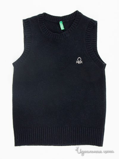 Жилет Benetton, цвет черный