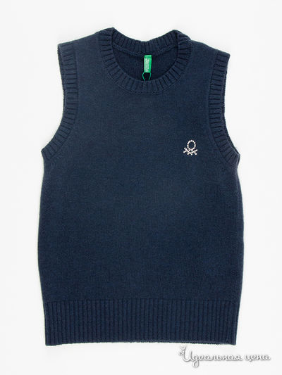 Жилет Benetton, цвет синий