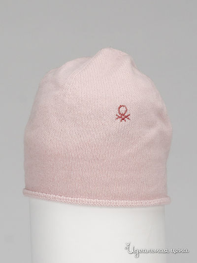 Шапка Benetton, цвет розовый