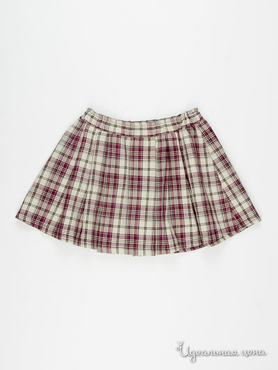 Юбка Benetton, цвет бежевый, красный