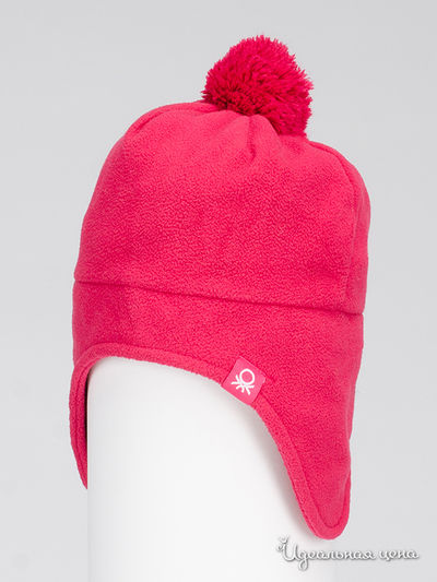 Шапка Benetton, цвет розовый