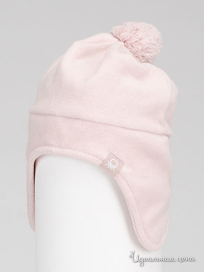 Шапка Benetton, цвет розовый