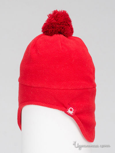 Шапка Benetton, цвет красный