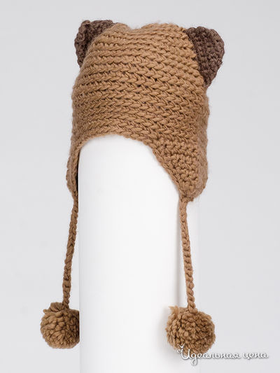 Шапка Benetton, цвет коричневый