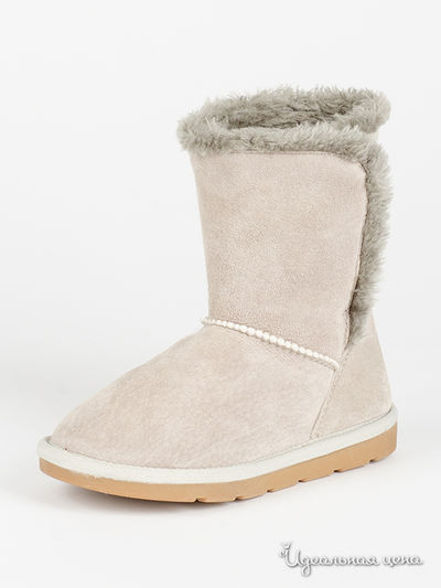 Сапоги Benetton, цвет бежевый