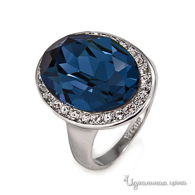 Кольцо Ice & High, цвет синий