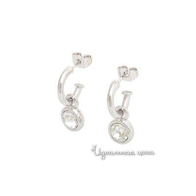 Серьги Ice & High, цвет серебряный