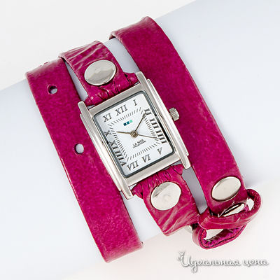 Часы La Mer, цвет цвет малина / белый