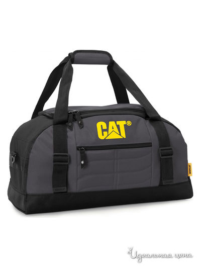 Сумка спортивная CAT, цвет черный, темно-серый