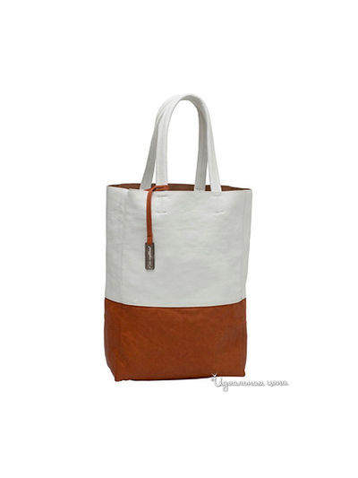 Сумка CAT, цвет белый, коричневый