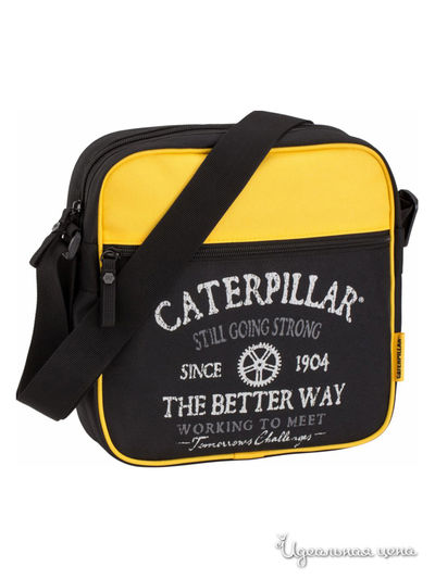 Сумка CAT, цвет черный, желтый