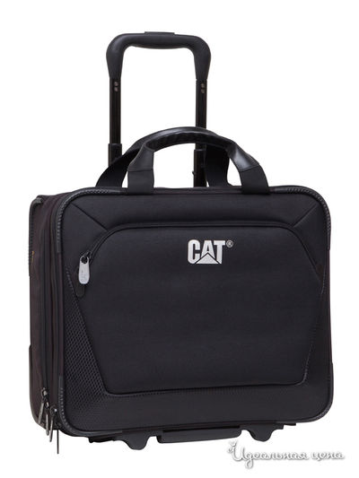 Сумка дорожная на колесах CAT, цвет черный