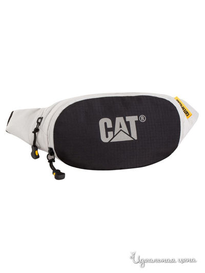 Сумка на пояс CAT, цвет черный, светло-серый