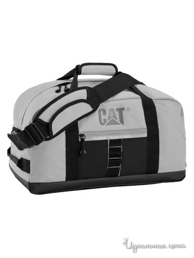 Сумка дорожная CAT, цвет черный, светло-серый