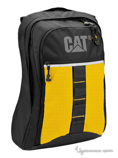 Рюкзак CAT, цвет черный, желтый