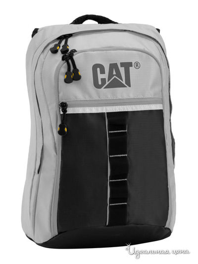 Рюкзак CAT (Caterpillar), цвет черный, светло-серый
