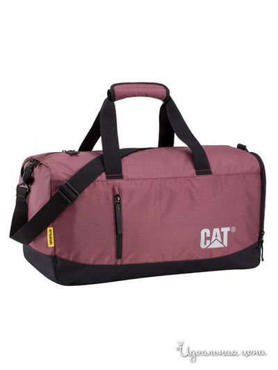 Сумка дорожная CAT, цвет черный, лиловый