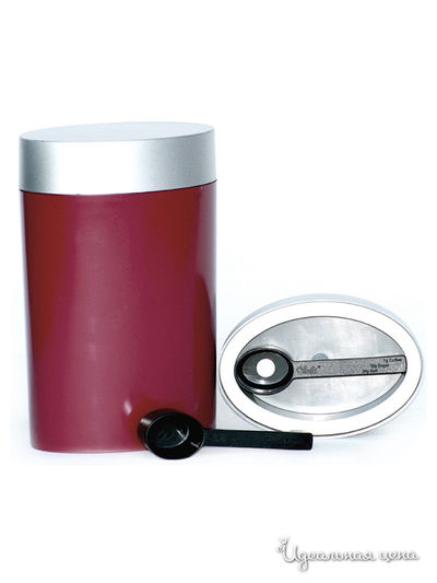 Контейнер для хранения Olala, цвет рубиновый, серебряный