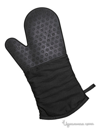 Перчатка-прихватка с защитой из силикона Lurch, цвет черный