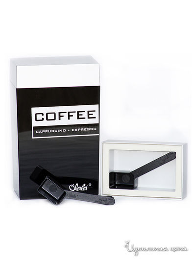 Контейнер для хранения Olala, цвет черный, серебряный