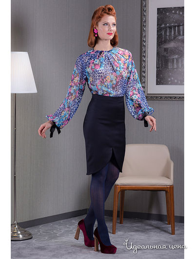 Платье Tasha Martens, цвет синий, черный