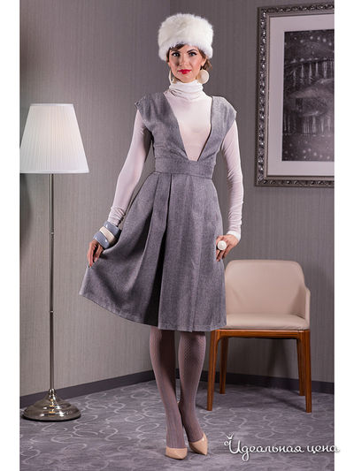 Сарафан Tasha Martens, цвет серый