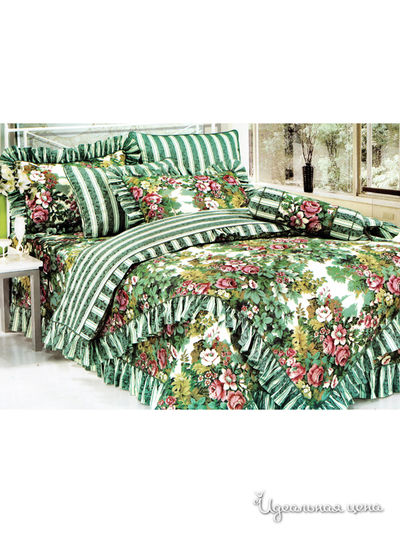 Комплект постельного белья двуспальный Текстильный каприз, цвет мультиколор