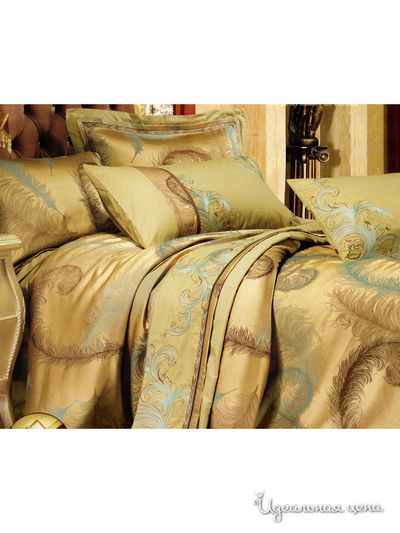 Комплект постельного белья евро Текстильный каприз, цвет мультиколор