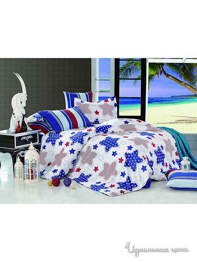 Комплект постельного белья 1,5-спальный Dream Time Store, цвет Мультиколор