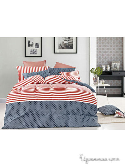 Комплект постельного белья Семейный Dream Time Store, цвет Мультиколор