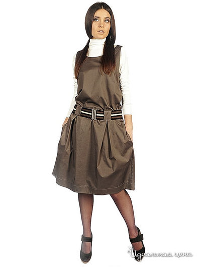 Платье Com-Mix, цвет бежевый