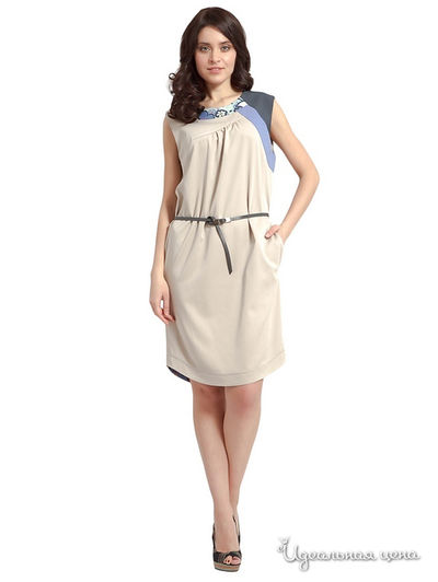 Платье Com-Mix, цвет бежевый