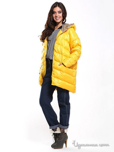 Пуховик Com-Mix, цвет желтый