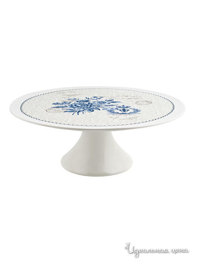 Подставка для торта Elff Decor, цвет белый, синий