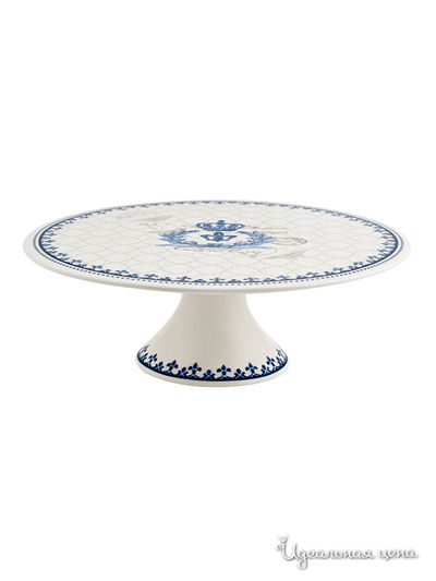 Подставка для торта Elff Decor, цвет белый, синий