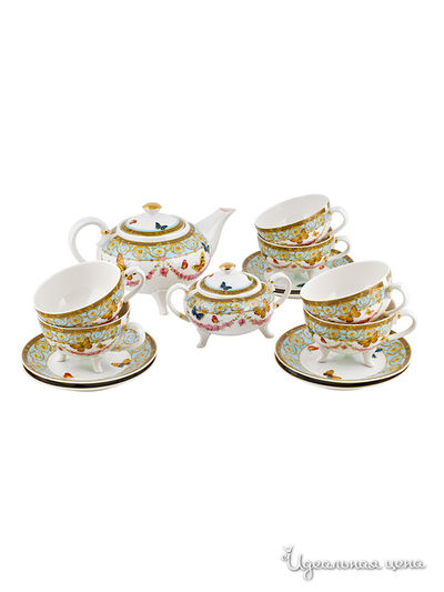 Чайный сервиз, 14 предметов Elff Decor, цвет мультиколор