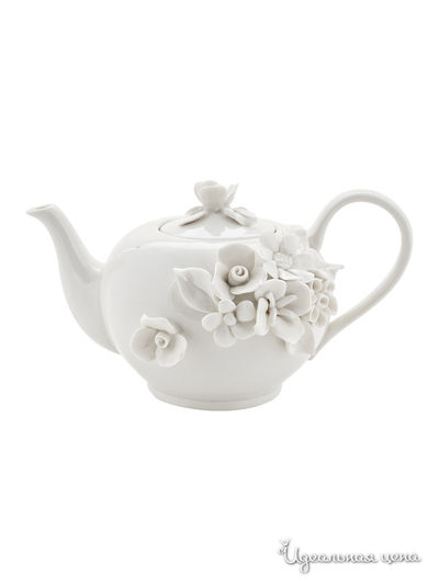 Чайник, 770 мл Elff Decor, цвет белый
