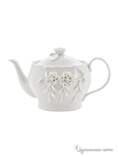 Чайник, 950 мл Elff Decor, цвет белый