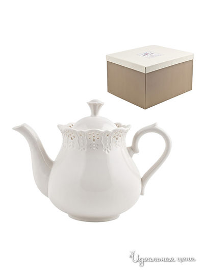 Чайник Elff Decor, цвет белый