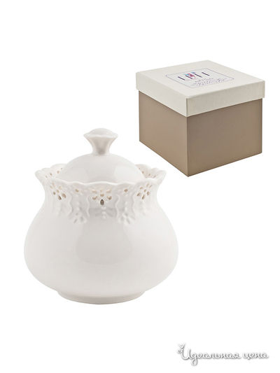Сахарница Elff Decor, цвет белый