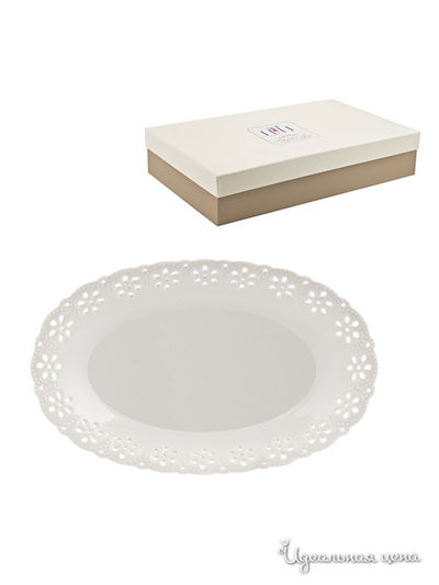 Блюдо Elff Decor, цвет белый