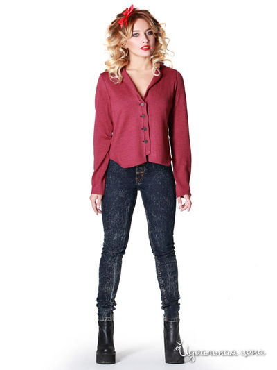 Жакет Artwizard, цвет бордовый