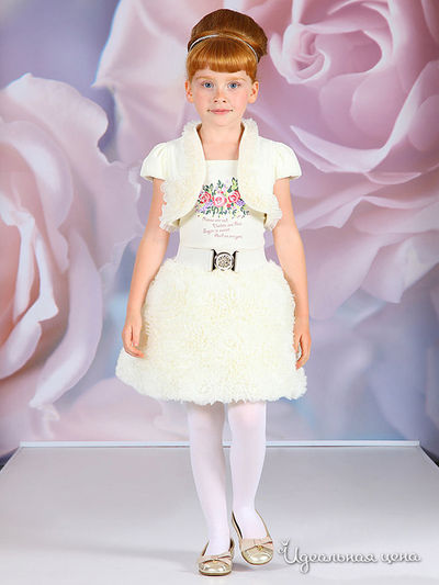 Юбка Маленькая Леди, цвет молочный