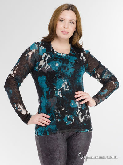 Джемпер Hauber, цвет черный, зеленый