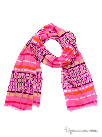 Палантин, 70*180 см Moltini, цвет розовый