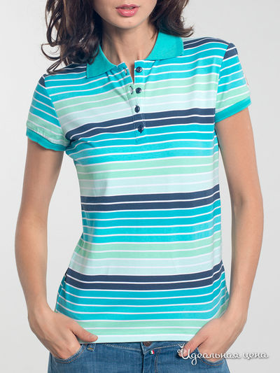 Поло F5, цвет синий, голубой